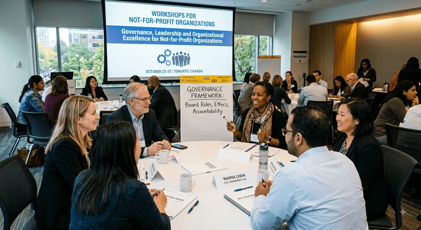 WORKSHOPS FOR NOT-FOR-PROFIT ORGANIZATIONS
